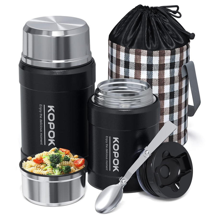 KOPOK Containers for hot food, soup vessel, Insulated L