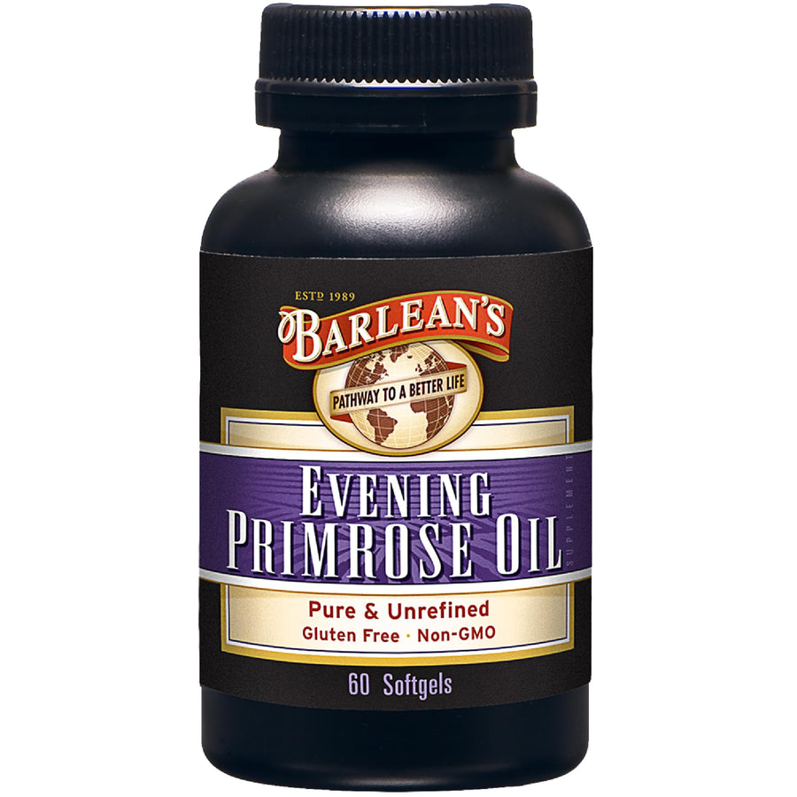 Evening Primrose Oil Softgels with Gamma-Linolenic Acid (GLA) - Non-GMO, Gluten-Free - 60-Softgels