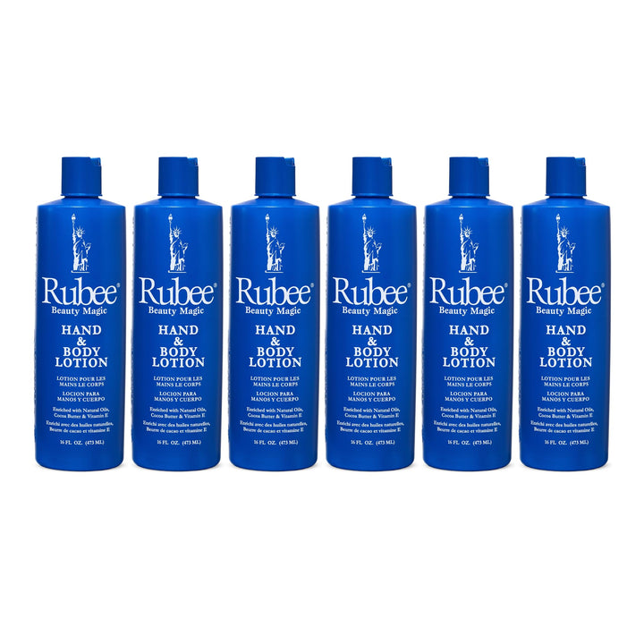 Rubee Hand &amp; Body Lotion 16oz (6 Pack)