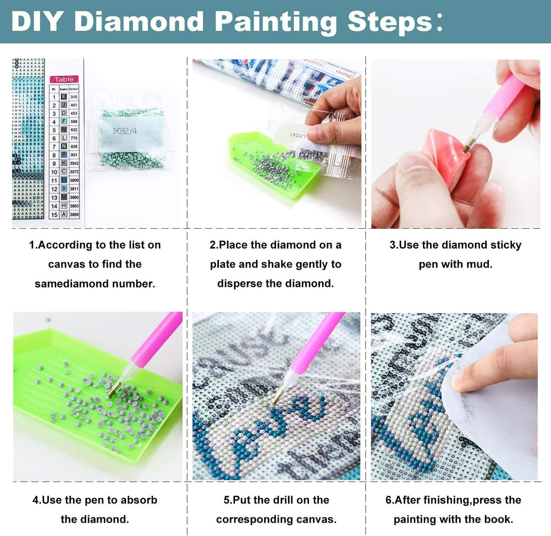5D Diamond Painting Kits for Adults Praying Hand Christ Religion Paint with Full Drill Round Diamond Art Crystal Gems Art for Decompression Wall Decoration 30x40cm