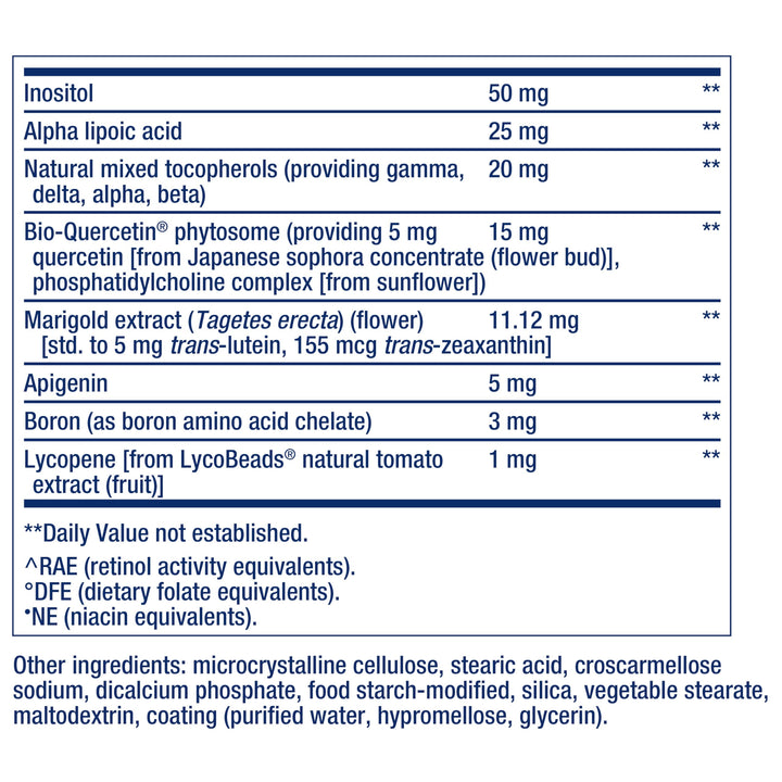 Two-Per-Day High Potency Multi-Vitamin &amp; Mineral Supplement - Vitamins, Minerals, Plant Extracts, Quercetin, 5-MTHF Folate &amp; More - Gluten-Free - Non-GMO - 120 Tablets