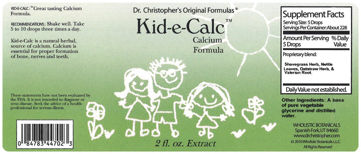 Christopher&#39;s Original Formulas Kid-e-Calc Calcium Formula 2 oz Liquid