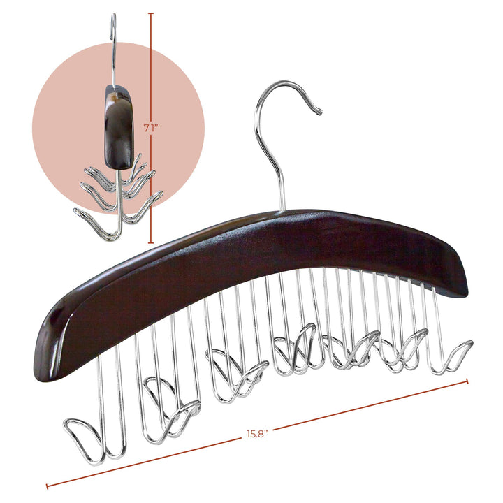 Richards Belt Organizer 12 Hooks - Belt Hanger for Clos