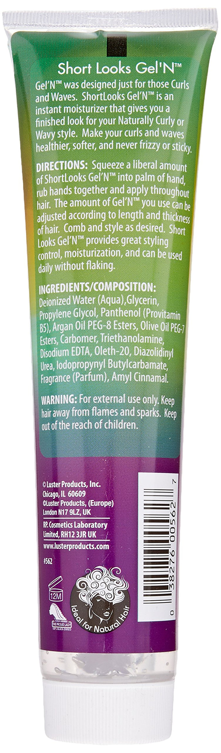 Luster&#39;s Shortlooks Gel&#39;n, 6 Ounce
