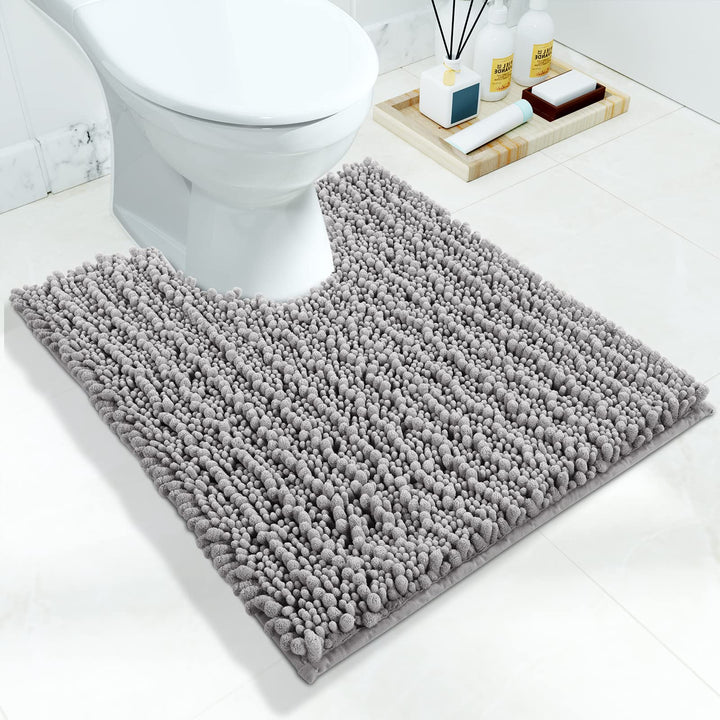 Yimobra Toilet Rugs U Shaped 24x20, Soft Comfortable Ab