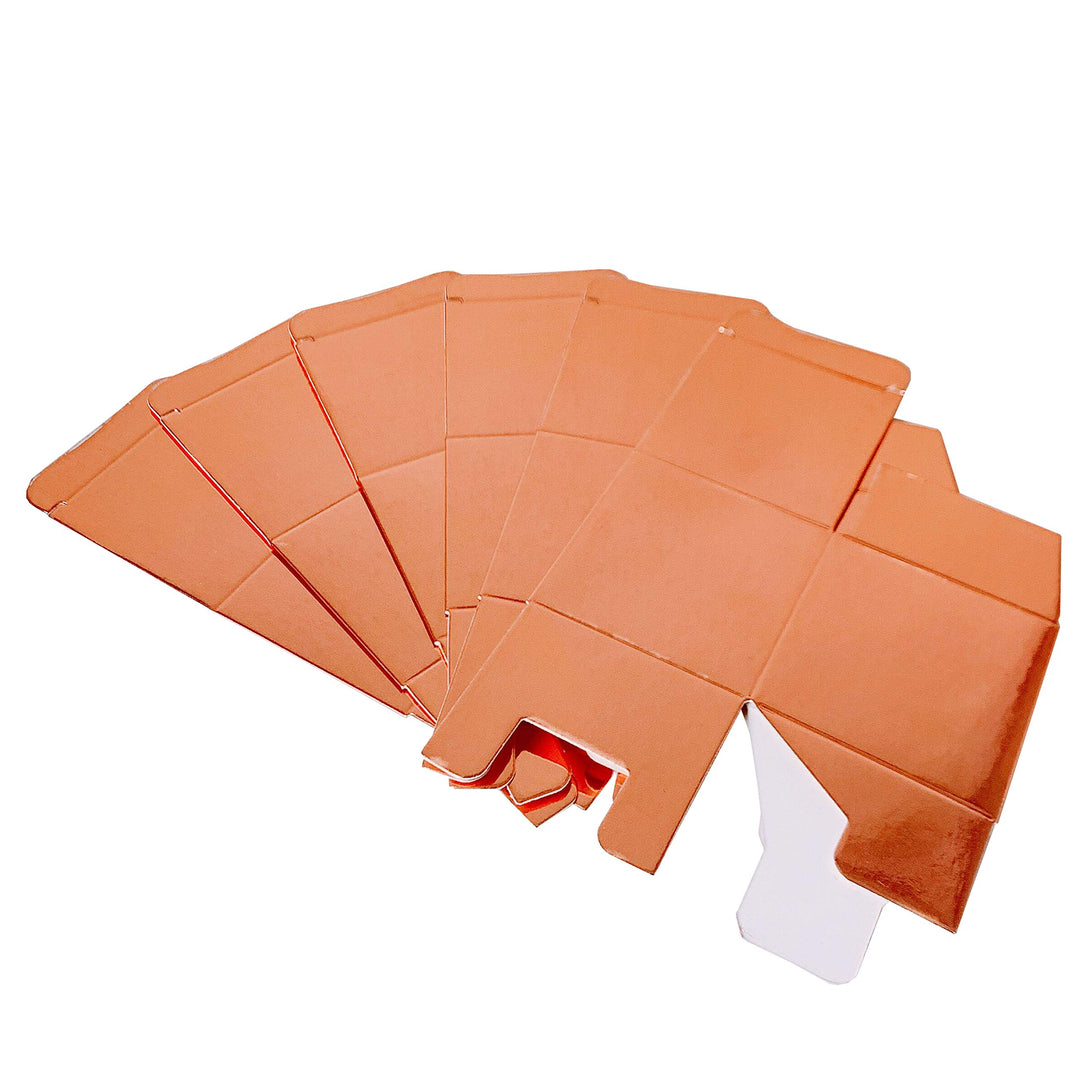 Rose Gold Party Favors Boxes - Small Candy Treat Gift B