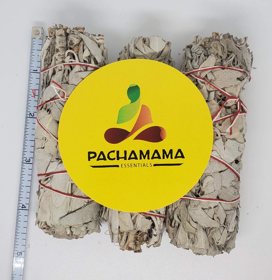 Organic California White Sage Smudge Bundles Sticks 4-5