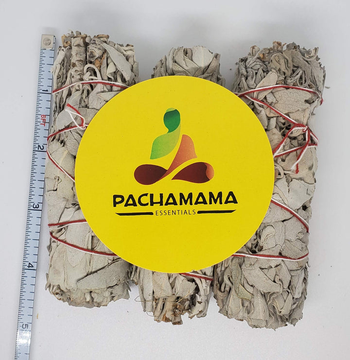Organic California White Sage Smudge Bundles Sticks 4-5