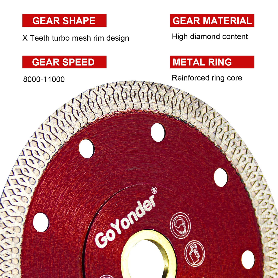 5 125mm Super Thin Diamond Ceramic Saw Blade Porcelain Cutting Blade for Cutting Ceramic Or Porcelain Tile