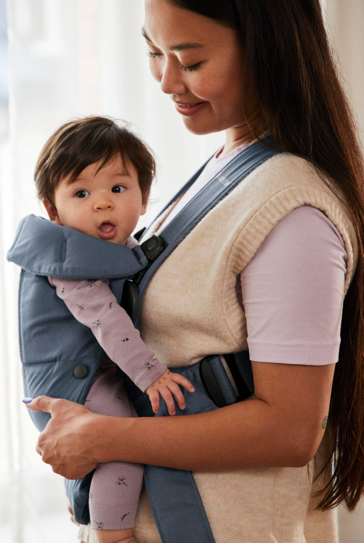 BabyBjörn Baby Carrier Mini, Cotton, Vintage Indigo