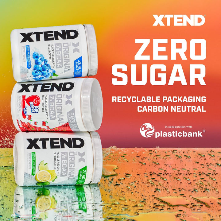 XTEND Original BCAA Powder 7g BCAA and 2.5g L-Glutamine, Sugar Free Post Workout Muscle Recovery Drink with Amino Acids for Men &amp; Women, 90 Servings