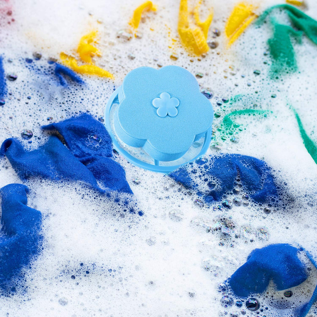 4 Pieces Reusable Washing Machine Lint Catcher Househol