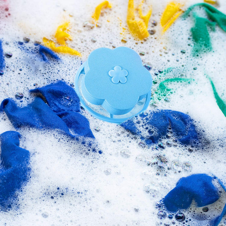 4 Pieces Reusable Washing Machine Lint Catcher Househol