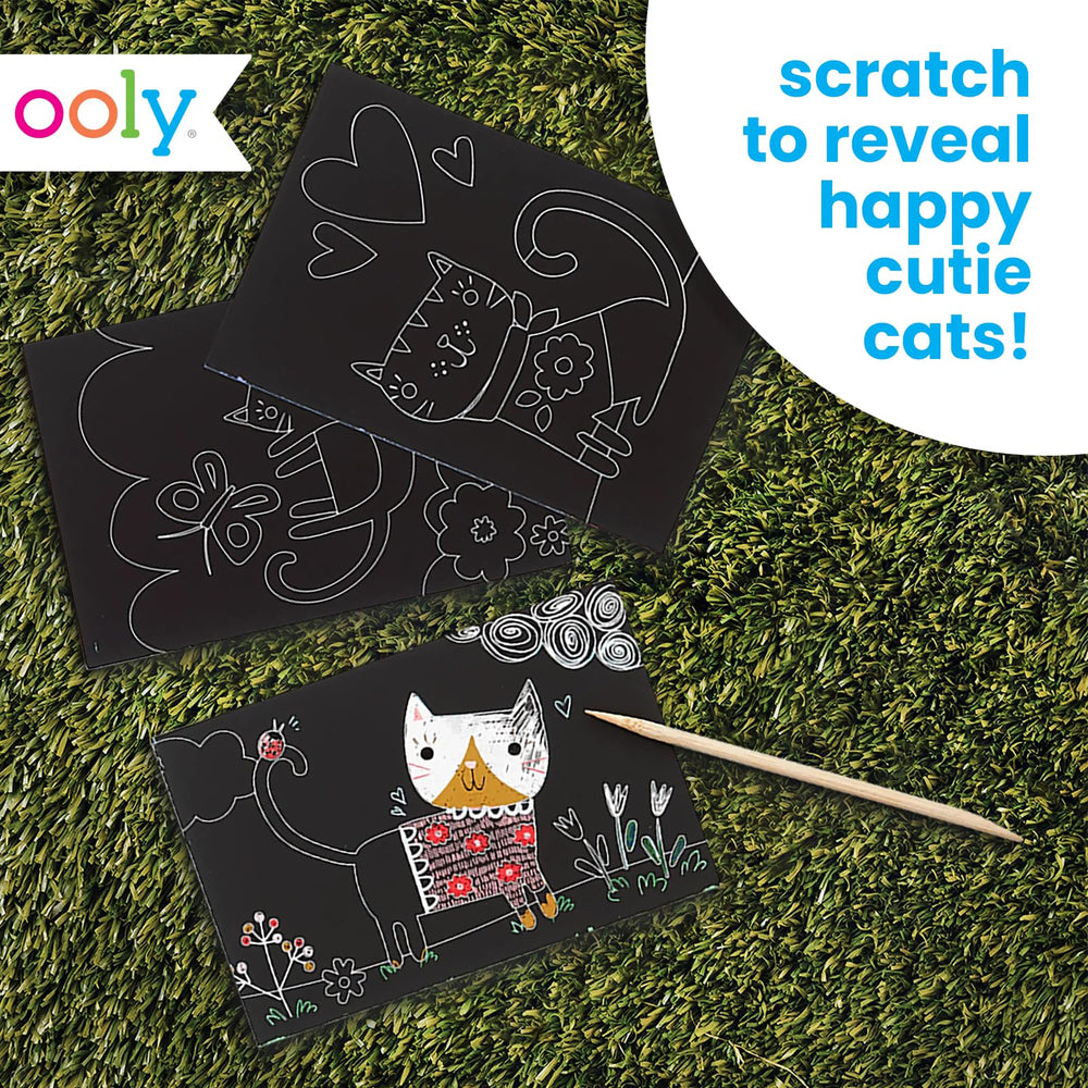 Mini Scratch & Scribble Art Kit: Cutie Cats
