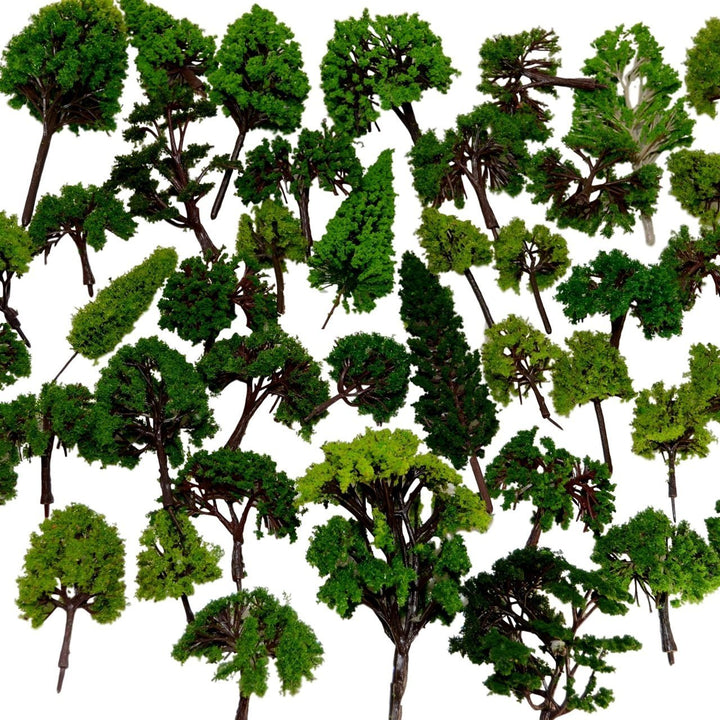 BAENRCY 32pcs 0.79-6.30inch Mixed Model Trees Accessori