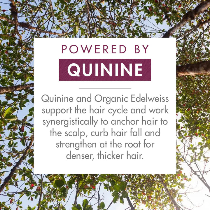 Strengthening Conditioner with Quinine and Edelweiss for Thinning Hair, Supports Thicker, Stronger, Healthier Hair, For Men and Women, Paraben, Silicone and Sulfate Free