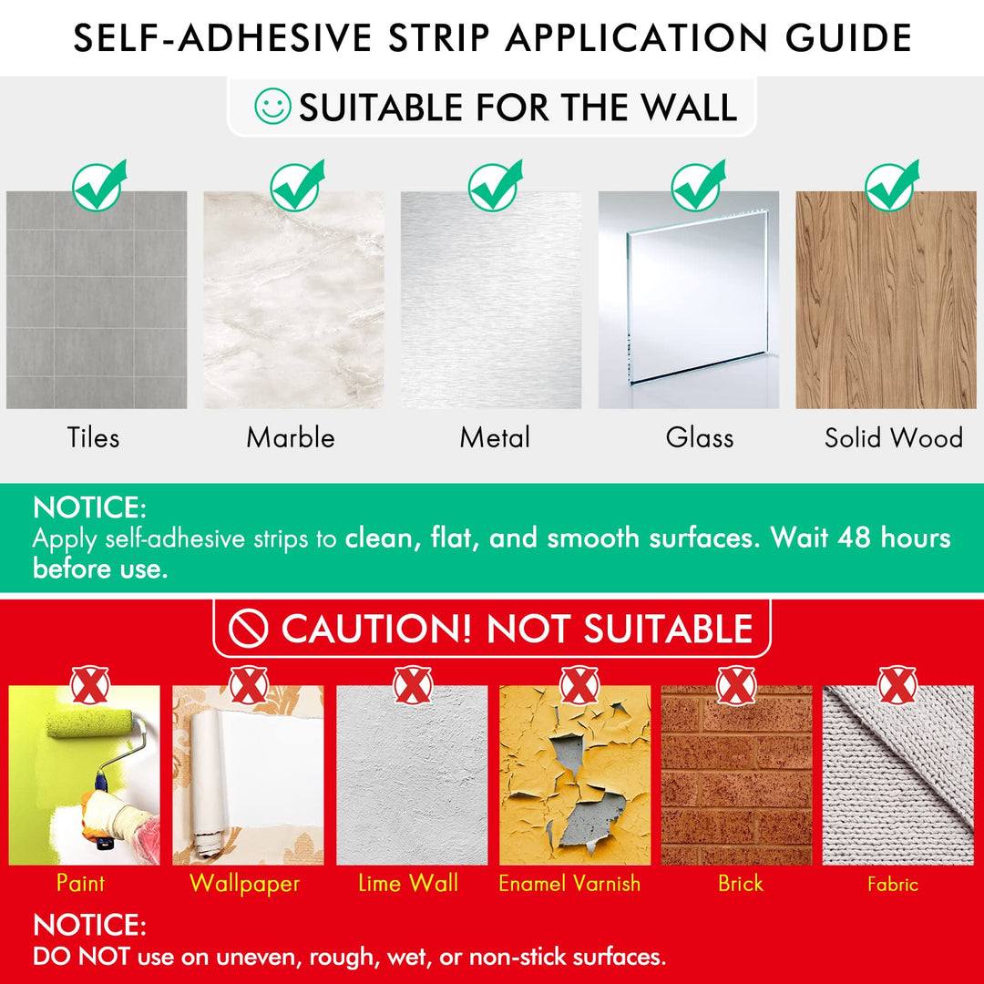 Self Adhesive Toilet Paper Holder Wall Mount Toilet Tissue Holder Stick on Wall SUS304 Stainless Steel Brushed Steel, A23571DM-2