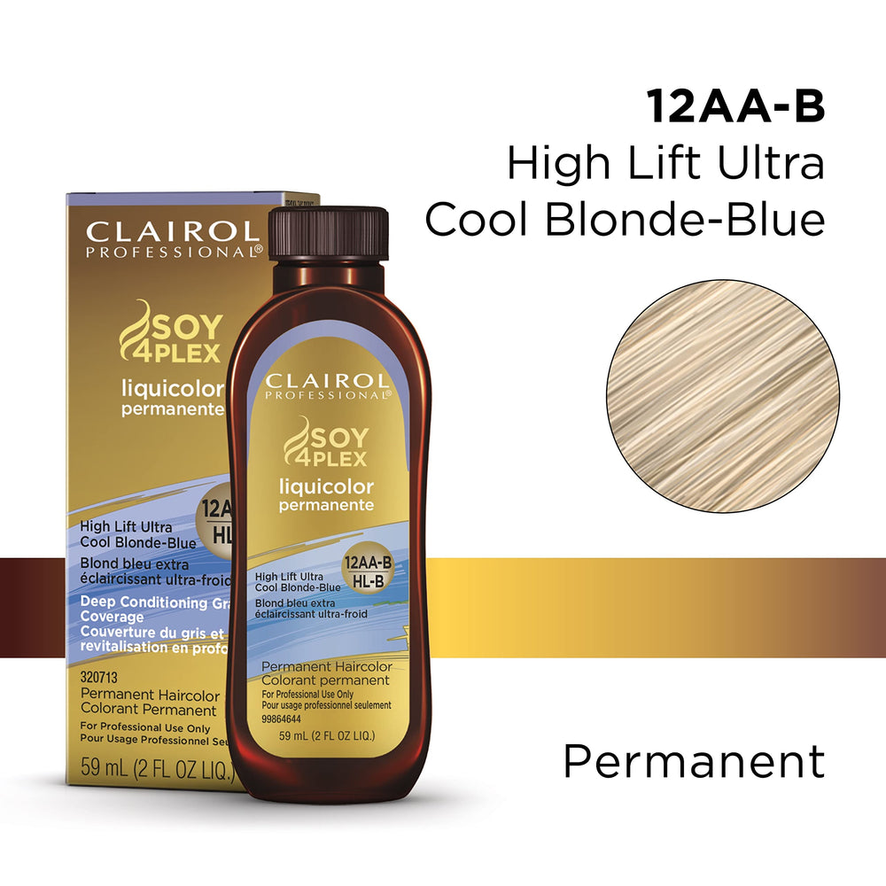 Permanent Liquicolor for Hair, 12aa High Lift Coolest Blonde, 2 oz.