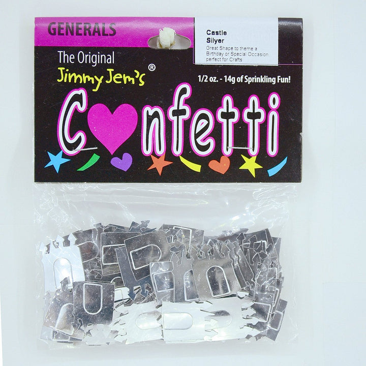 Confetti Castle Silver - Retail Pak #9287 - Free Ship