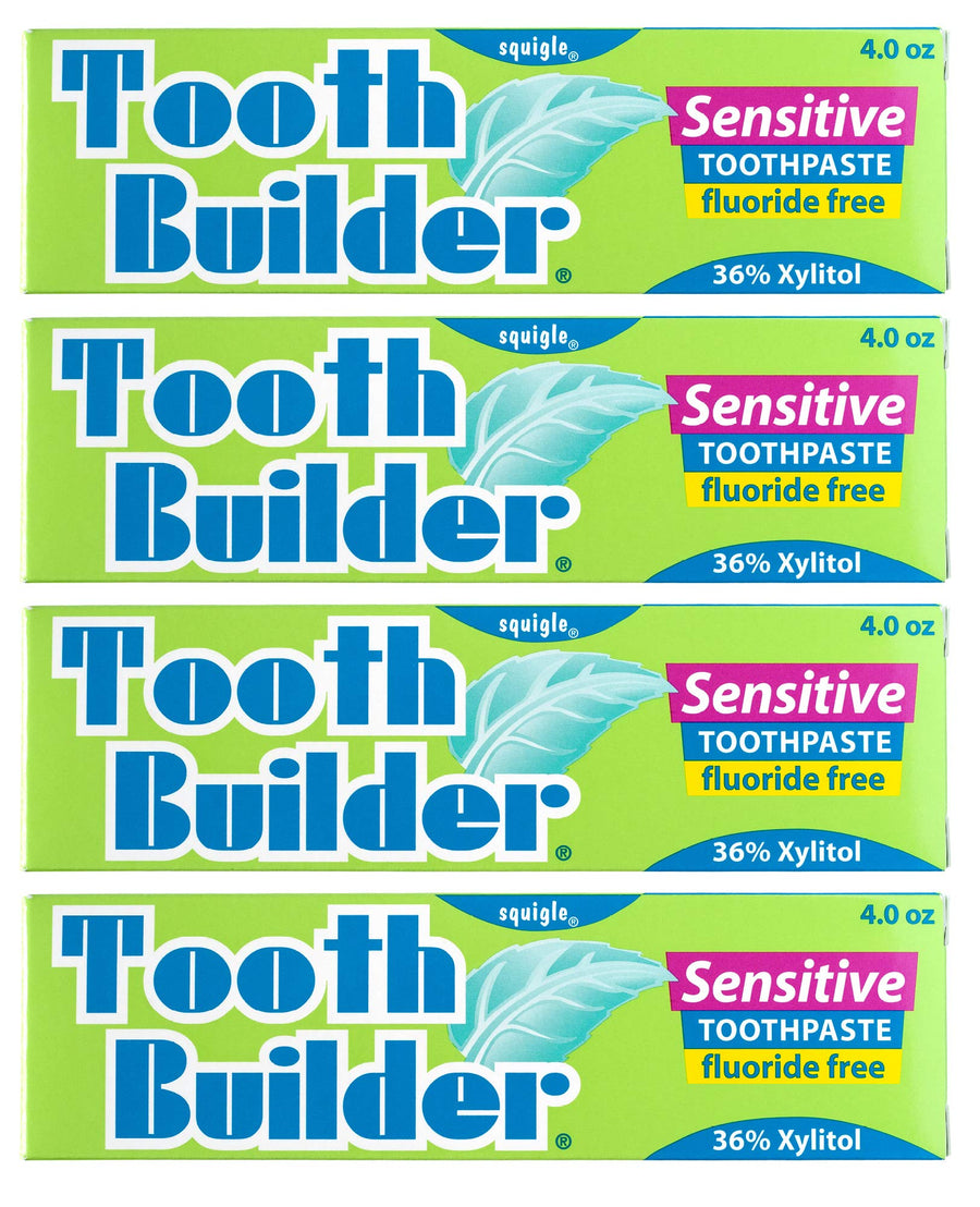Tooth Builder Sensitive Toothpaste 4 Oz - 4 Pack