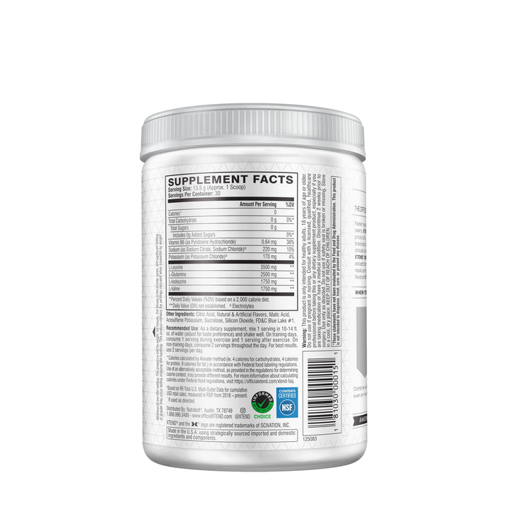 XTEND Original BCAA Powder 7g BCAA and 2.5g L-Glutamine, Sugar Free Post Workout Muscle Recovery Drink with Amino Acids for Men &amp; Women, 30 Servings