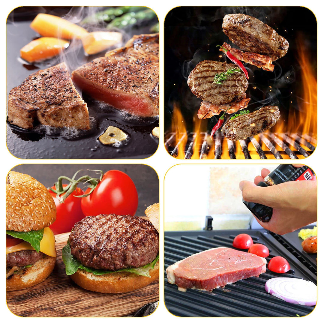 5.5 Stainless Steel Smashed Burger Press, Burger Smasher, Professional Griddle Accessories Kit Grill Press for Flat Top Griddle Grill Cooking