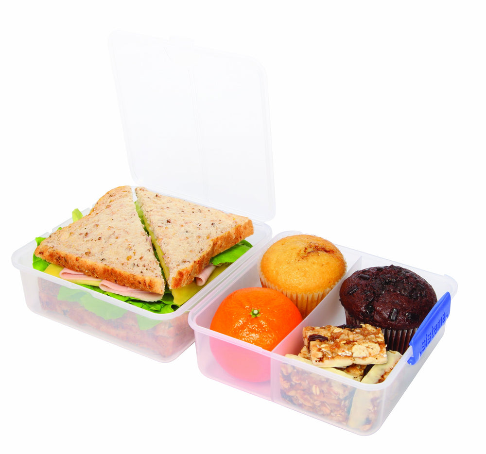 Sistema 21731ZS Go Collection Lunch Cube Compact Food Storage Container, 1 Pack, Assorted Colors