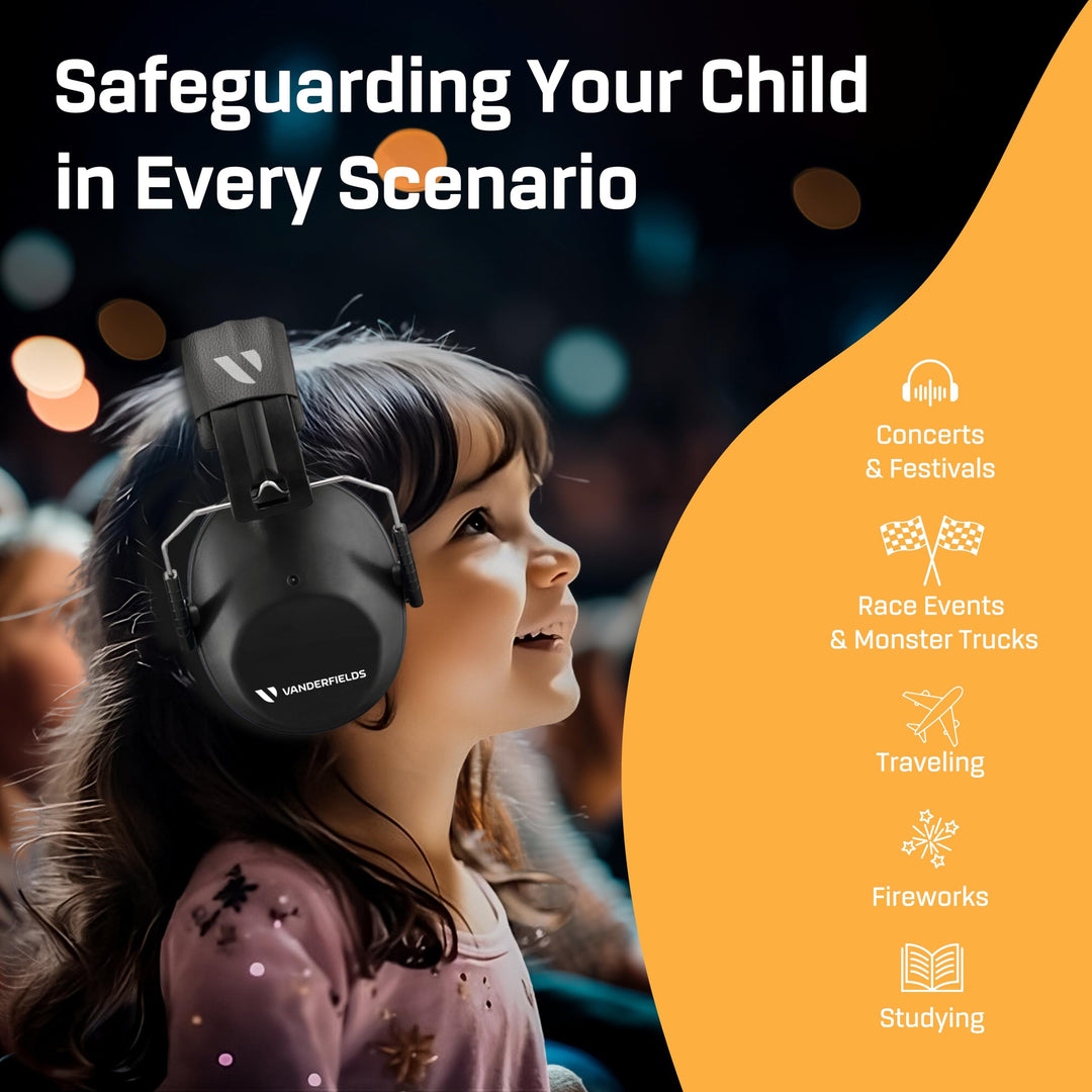Kids Ear Protection, Noise Canceling Headphones Kids, Age 3-16, 26dB Noise Reduction, Ear Muffs for Kids, Kids Noise Cancelling Headphones, Earmuffs for Autism, Boys, Girls, Toddlers