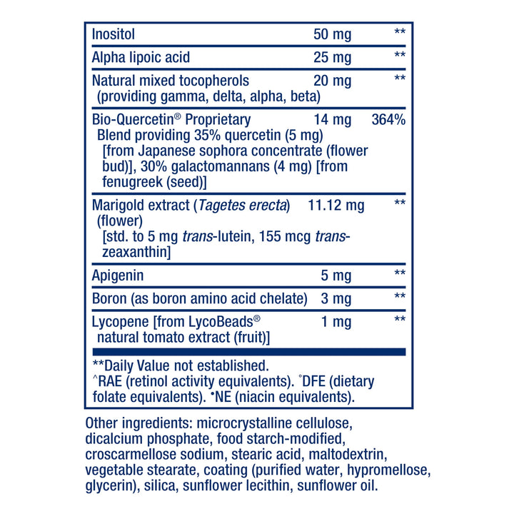 One-Per-Day Multivitamin – Packed with Over 25 Vitamins, Minerals &amp; Plant Extracts, Quercetin, 5-MTHF Folate &amp; More – 1-Daily, Non-GMO, Gluten-Free – 60 Tablets