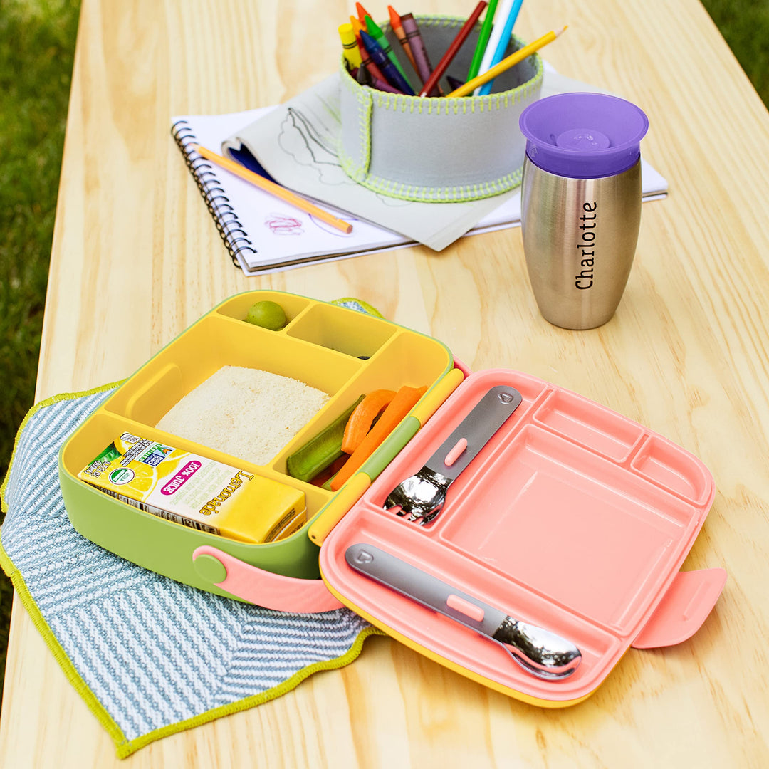 Munchkin® Lunch™ Bento Box for Kids, Includes Utensils,