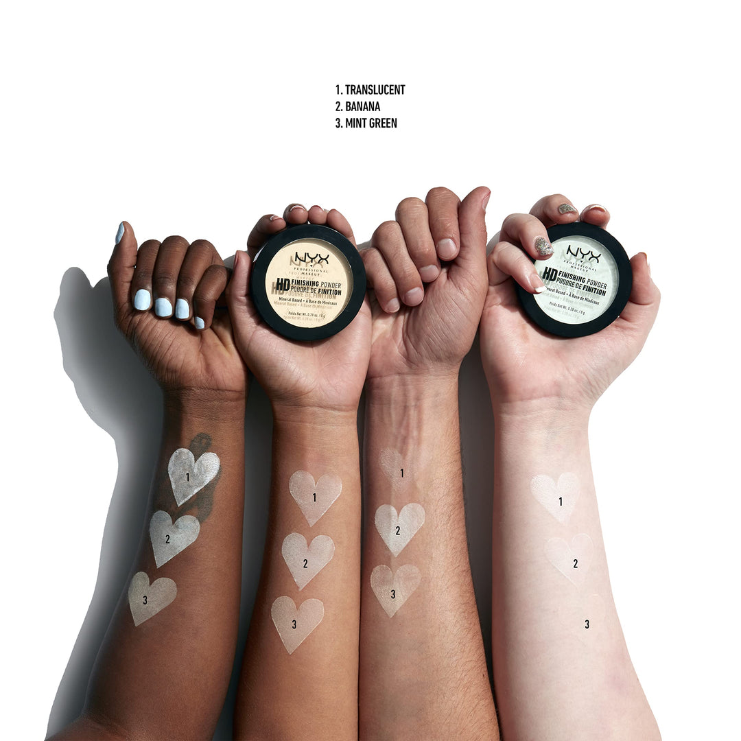 HD Finishing Powder, Pressed Setting Powder - Banana