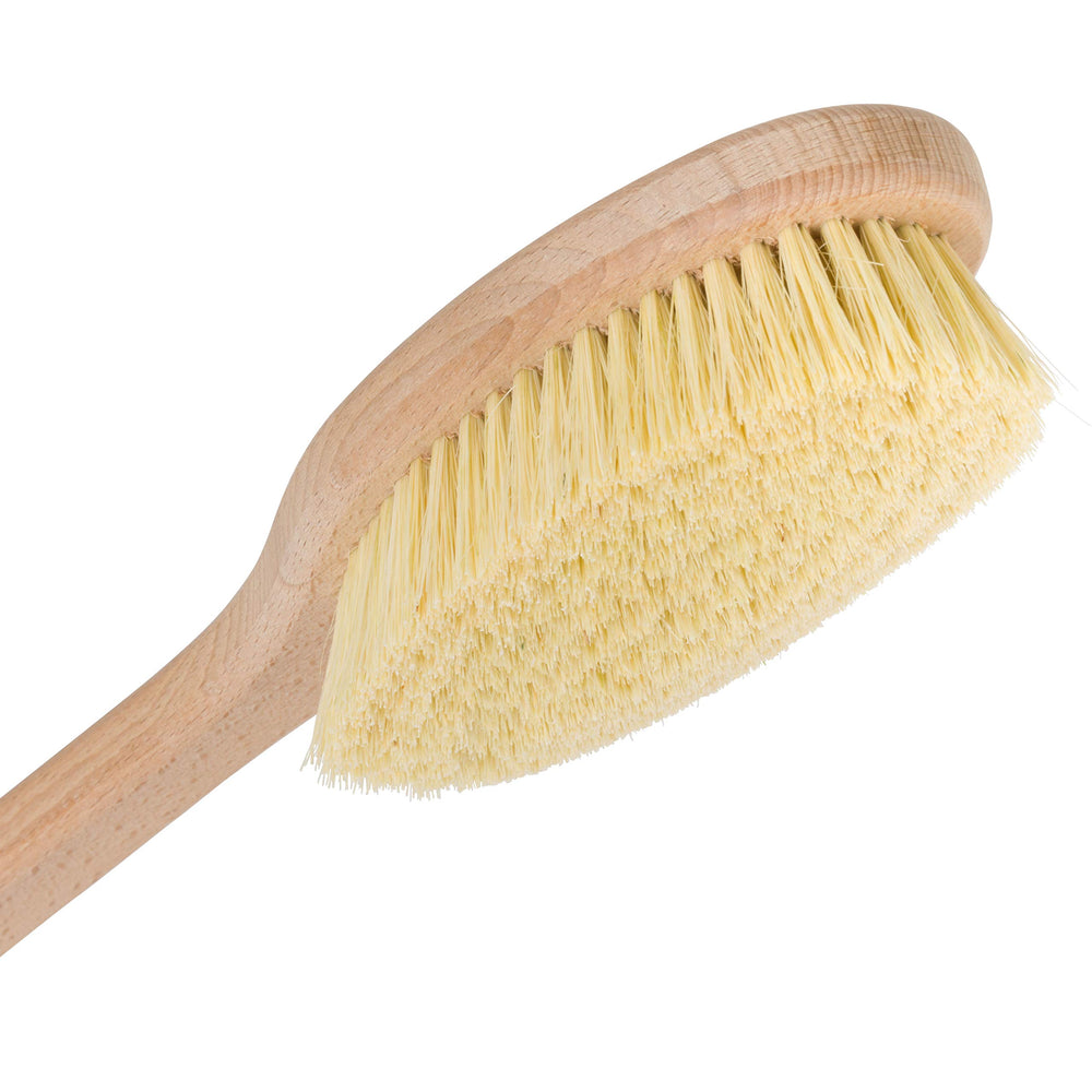 Oiled Beechwood with Tampico Fiber : Bürstenhaus Tampico Fiber Bath Brush with Oiled Beechwood Handle, 19-5/8-Inches