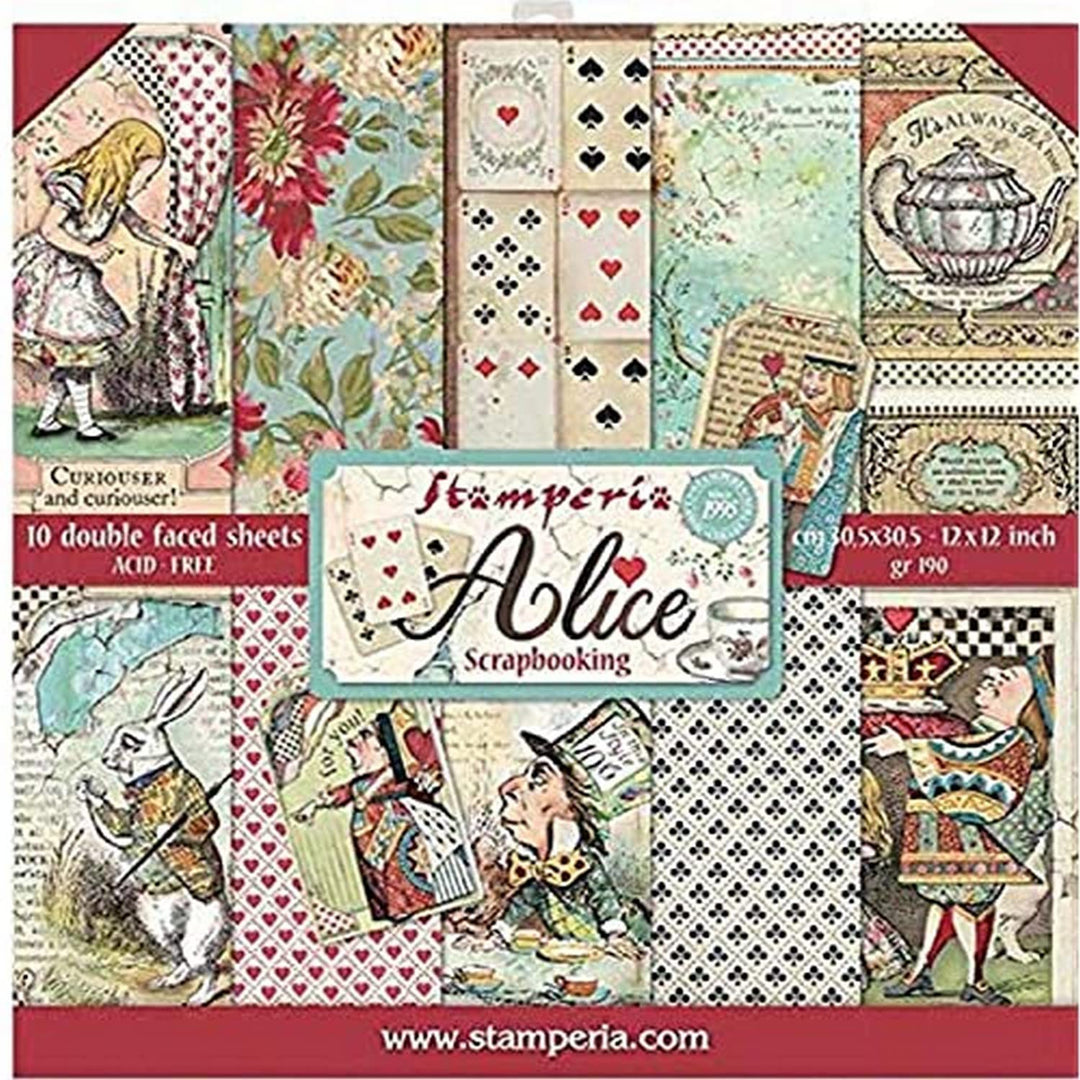 Intl Scrapbooking Paper, Multi-Colored 10 Pack