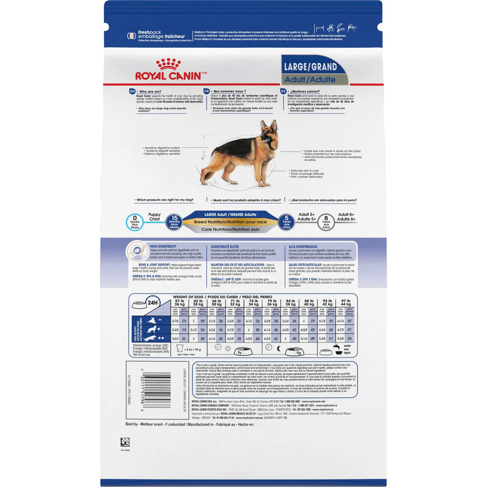 Large Breed Adult Dry Dog Food, 35 lb bag