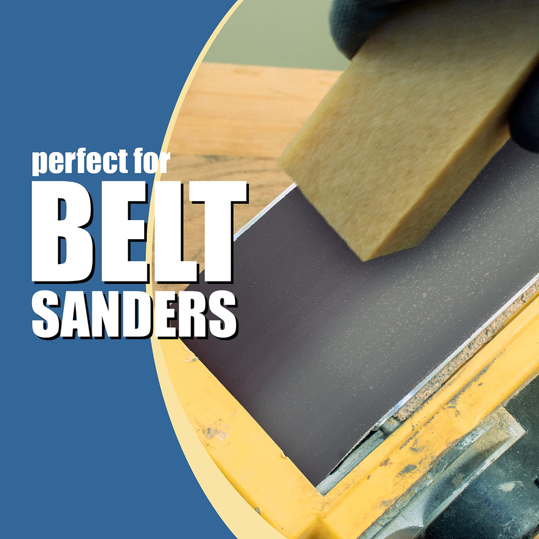 Abrasive Belt • Sheet • Disc • Skateboard • Grip Tape Cleaning Stick Made from Natural Rubber • Woodworking • Carpentry • Crafts • Eraser Stick 1-1/2 inch x 1-1/2 inch x 8 inches Long (Small)