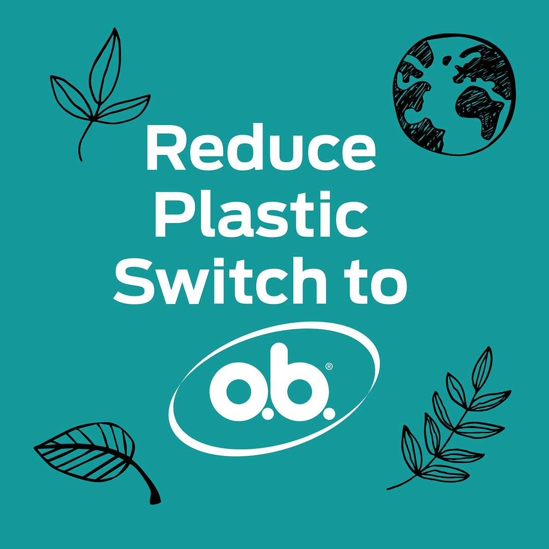 o.b. Pro Comfort Applicator Free Digital Tampons, Regul