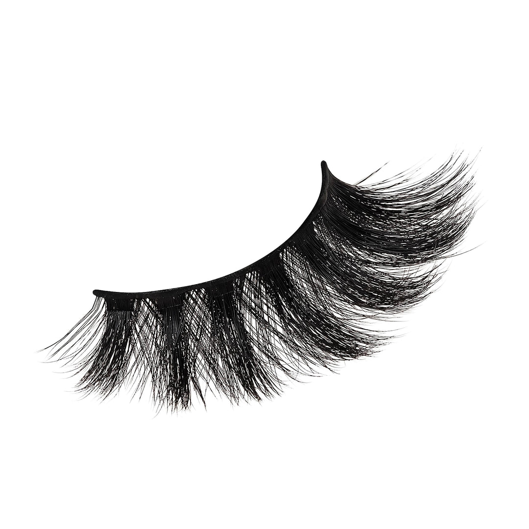 Lash Couture Matte Black Faux Mink Collection, False Eyelashes 1-Pack, Soft Real Mink Texture &amp; Matte Finish, High Impact Color, 3D Volume, Knot-Free Lash Band, Reusable, Matte Velvet, 1 Pair