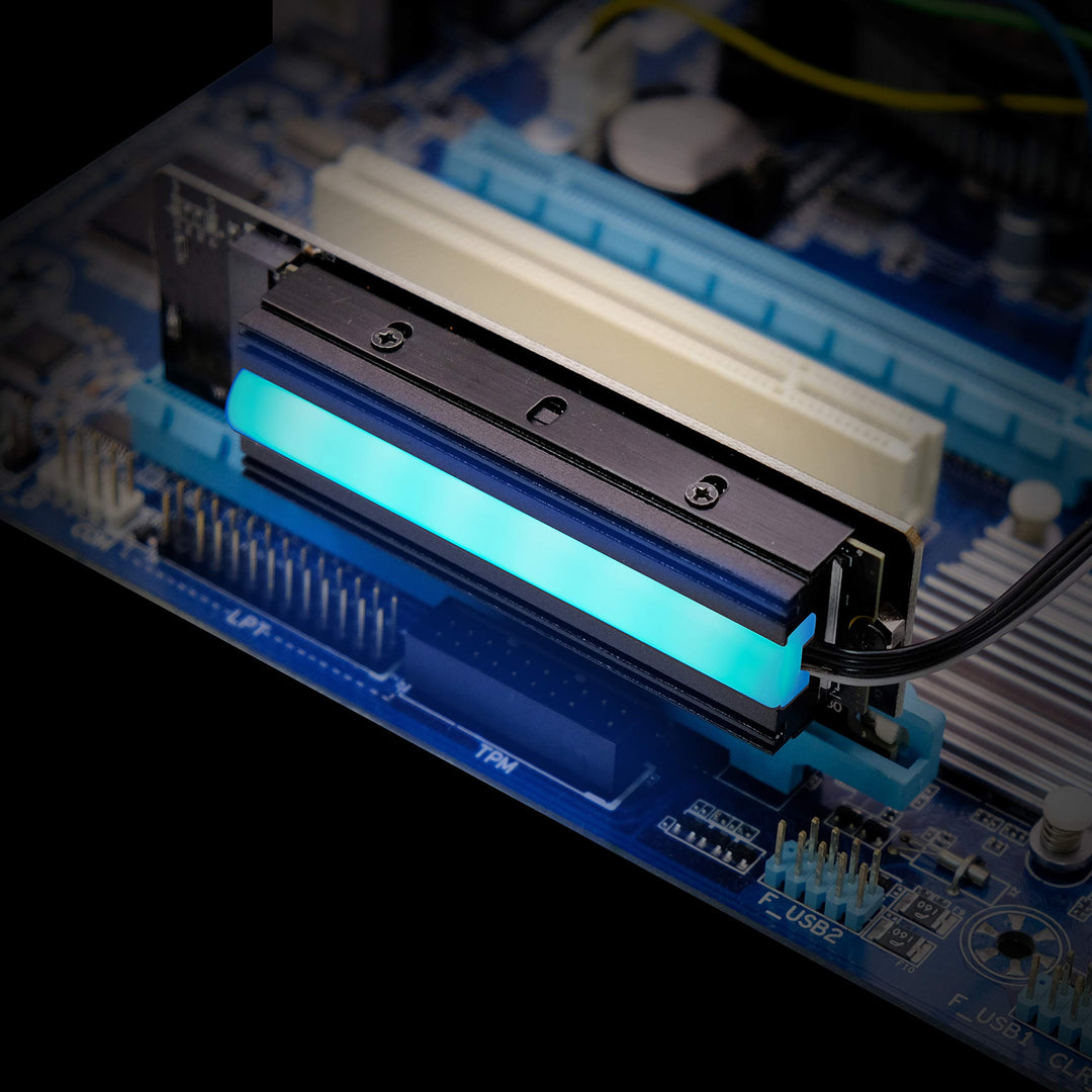 EZDIY-FAB 5V ARGB SATA NVMe NGFF M.2 Heatsink SSD Coole
