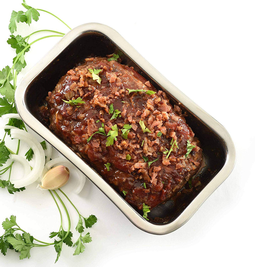 Norpro Stainless Steel Bread Loaf Meatloaf Dessert Pan 