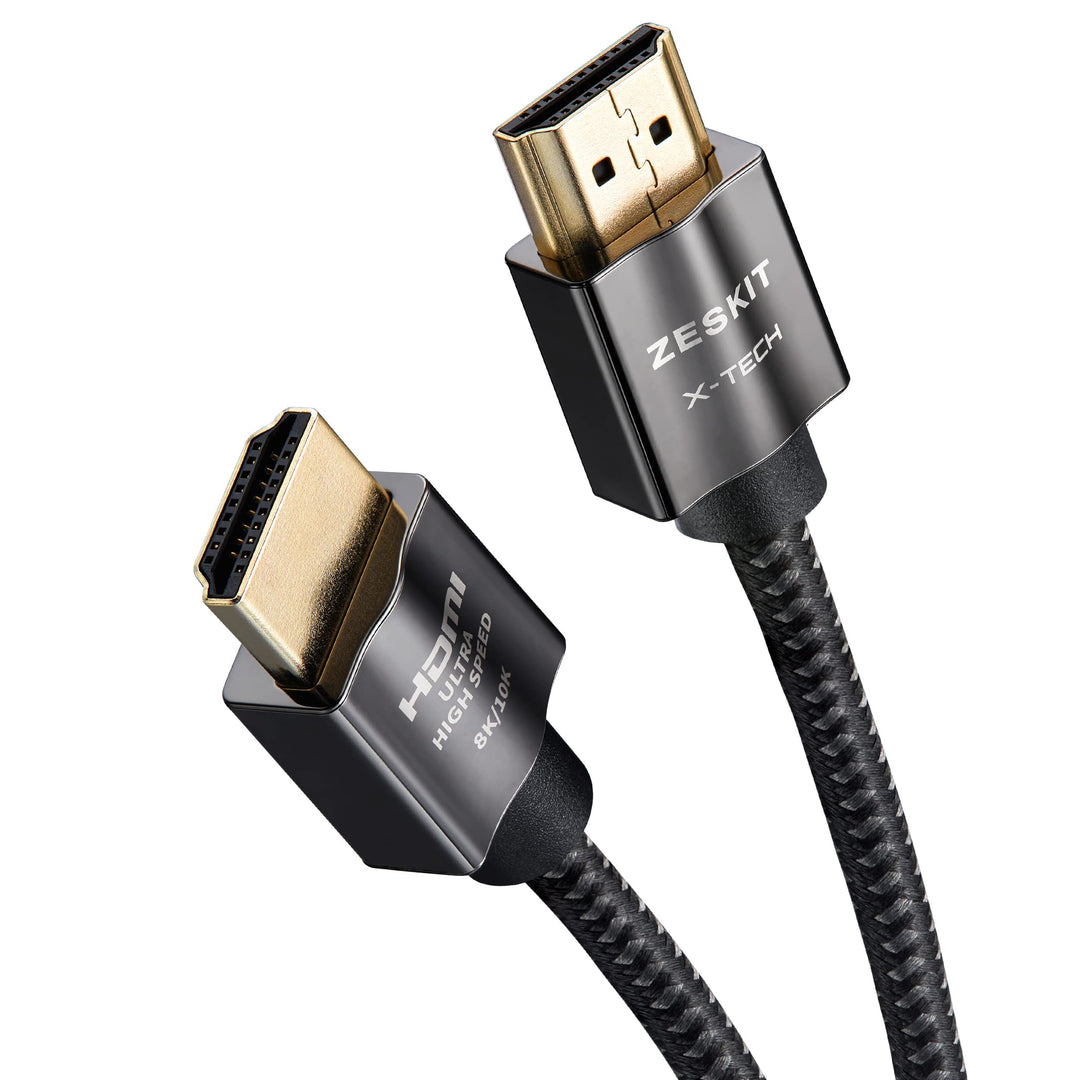 Zeskit X-Tech 48Gbps Ultra High Speed HDMI Cable 8ft, 8