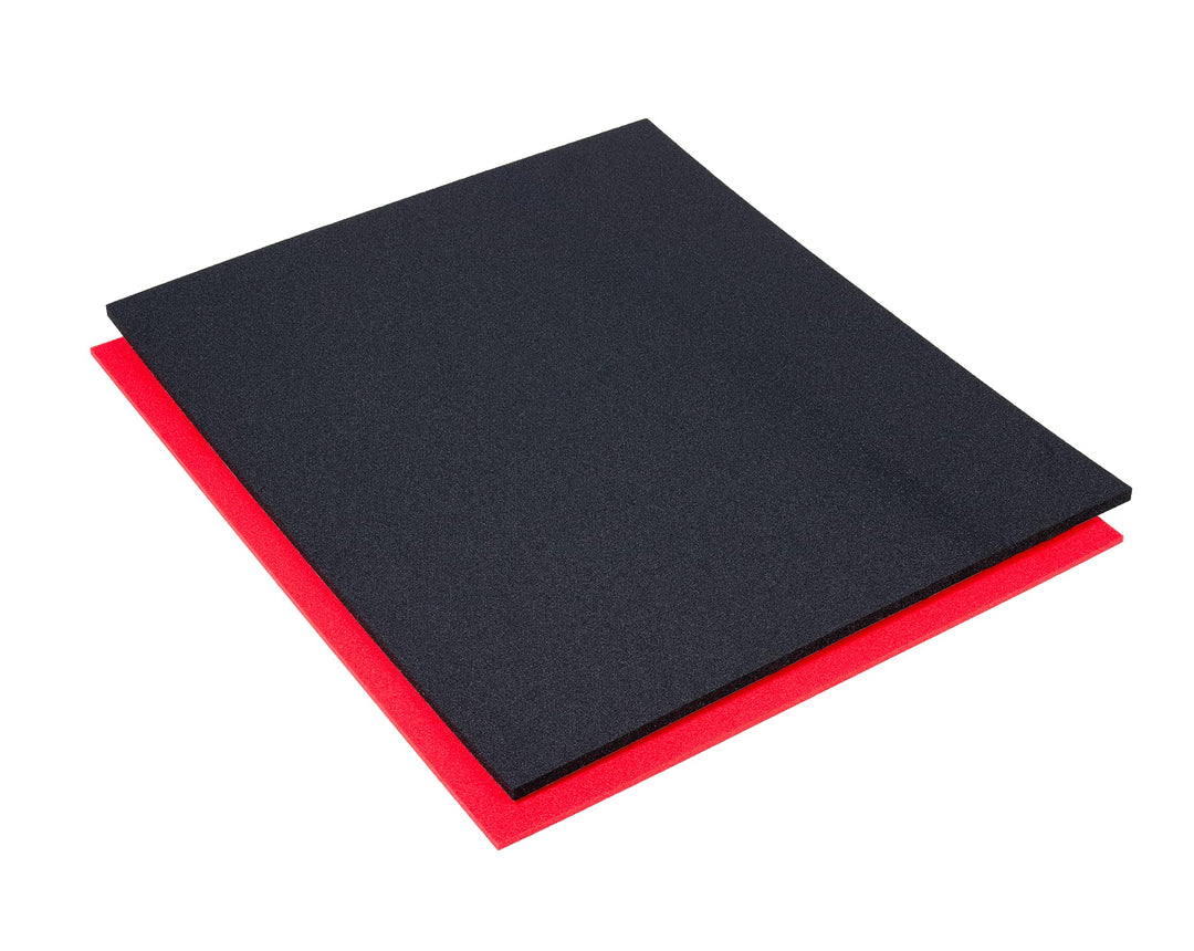 5S TOOL BOX SHADOW FOAM ORGANIZERS (2 COLOR) FITS CRAFTSMAN MODEL# 112225 TOP BOX (10.75 x 18.125, Black Top/Red Bottom)