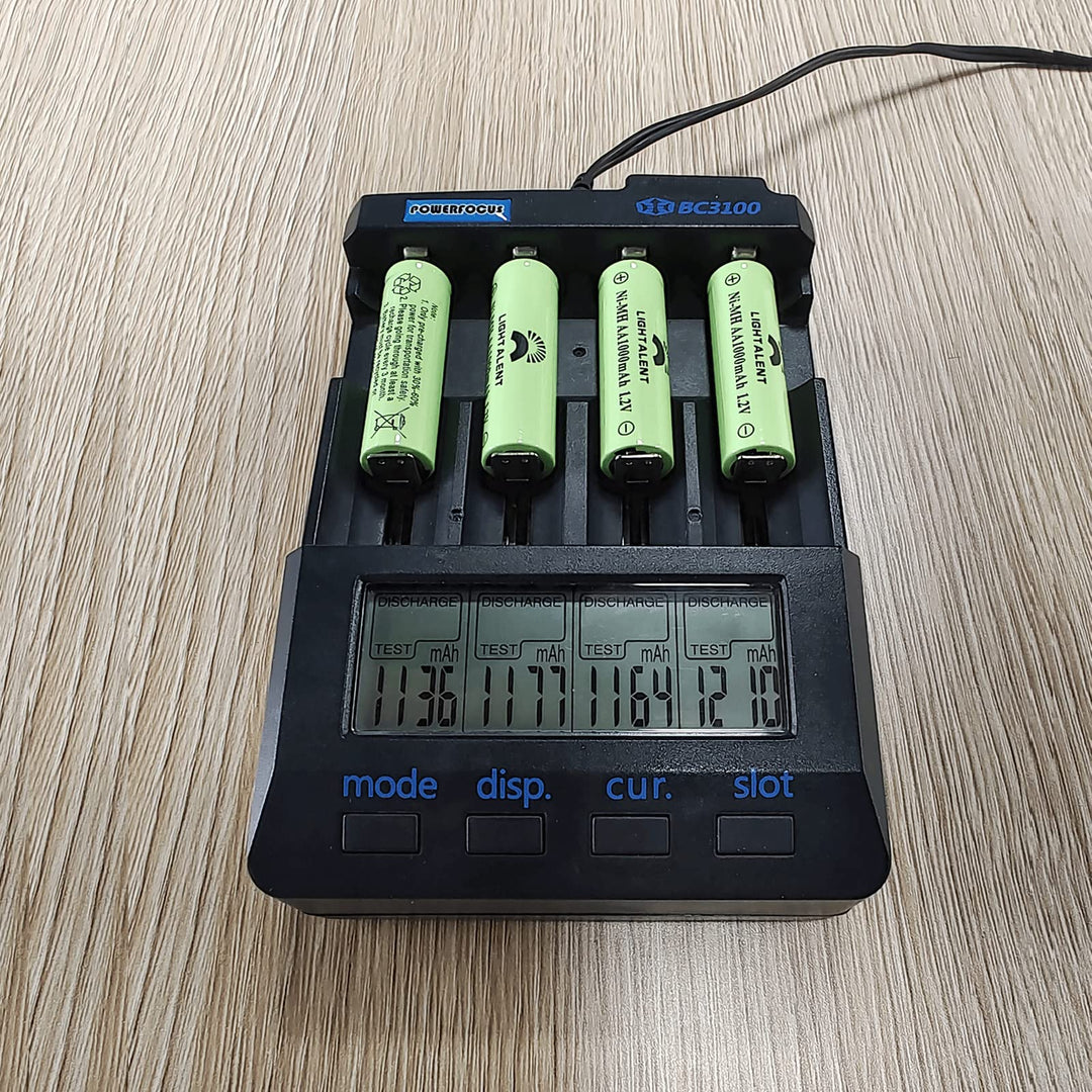 Lightalent Ni-MH AA Rechargeable Batteries, Double A Hi