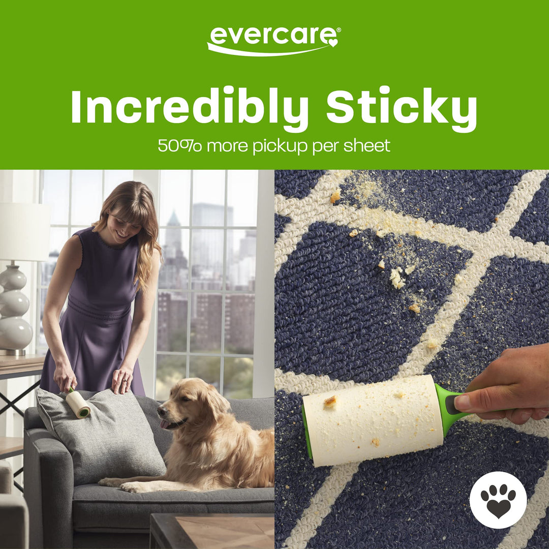Evercare Giant Extreme Stick Lint Roll Refills, 60 Coun