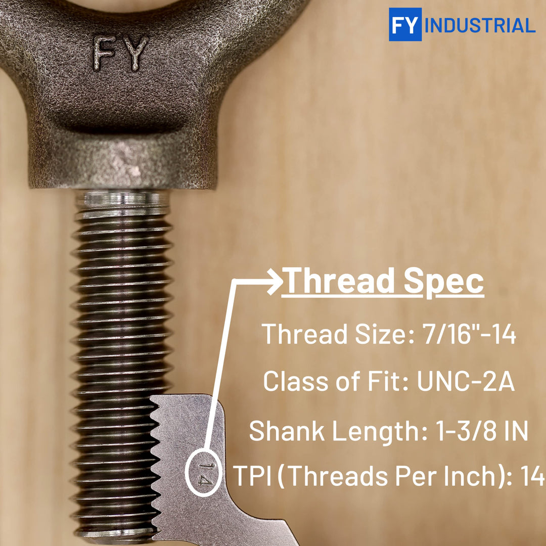 Lifting Shoulder Eye Bolt 7/16-14 X 1-3/8