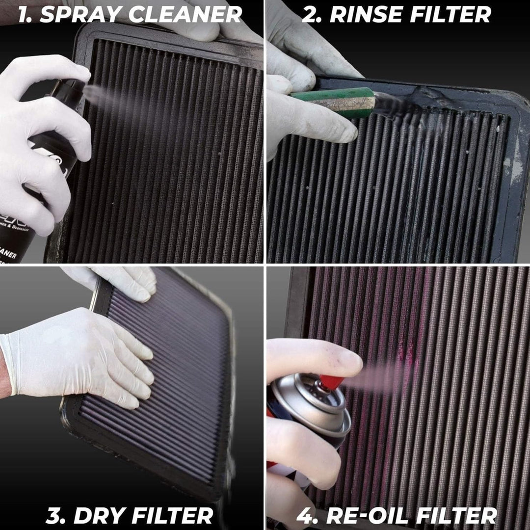 K&amp;N Air Filter Cleaning Kit: Aerosol Filter Cle