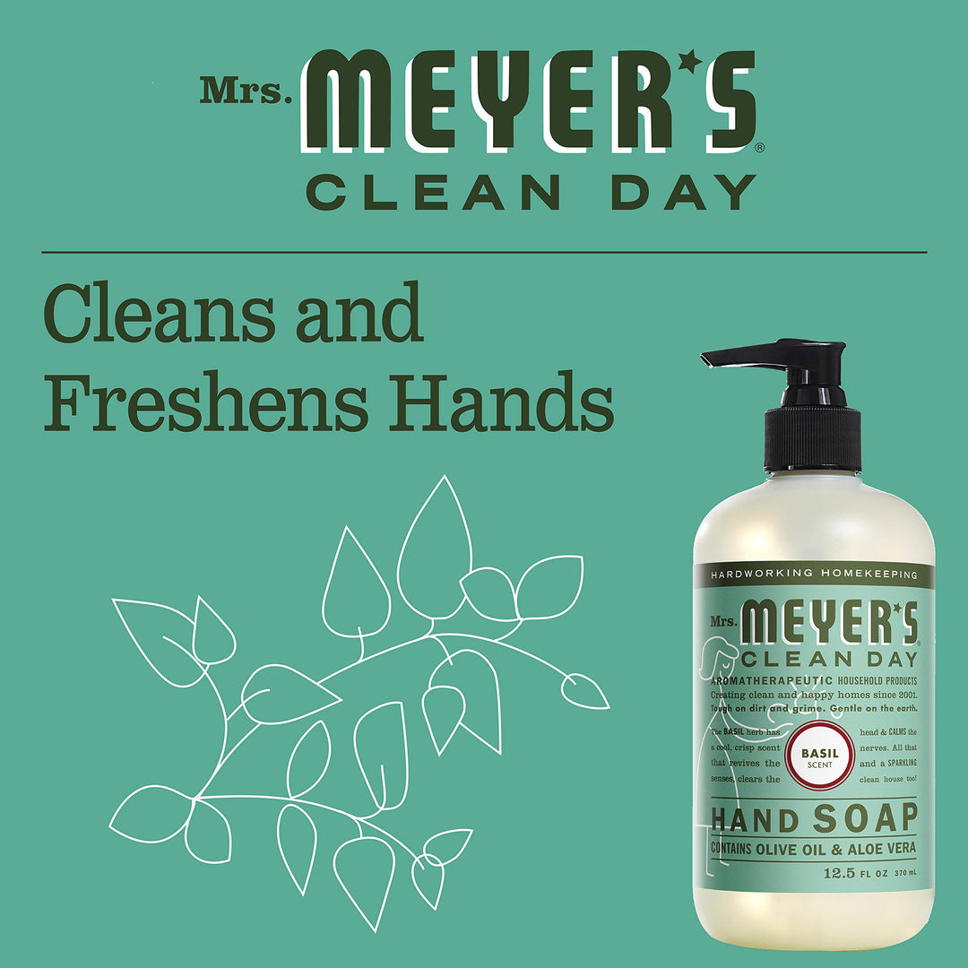Basil, 12.50 oz. : Mrs Meyer&#39;s Clean Day Liquid Hand Soap