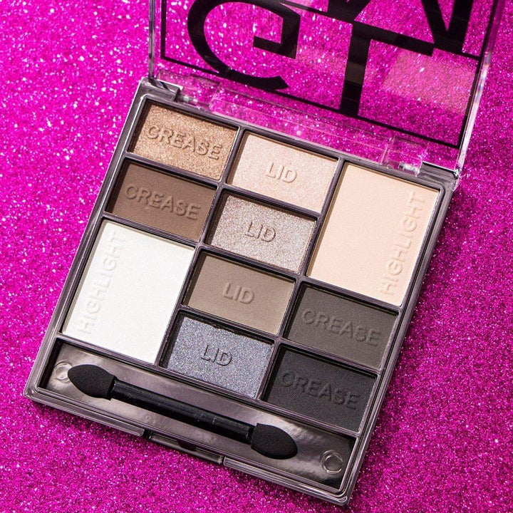 L.A Colors 10 Color Eyeshadow Palette, Cool, 20g