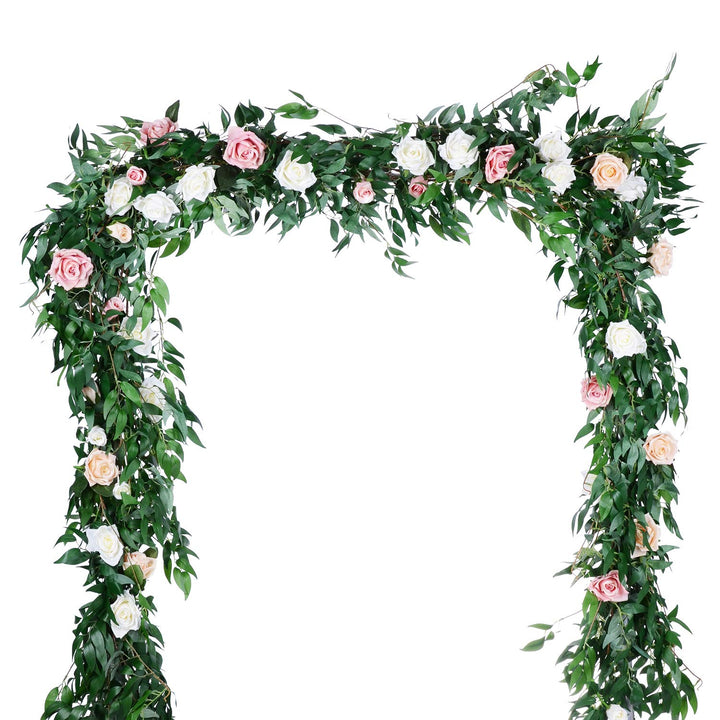Artiflr 2 Pack Artificial Hanging Leaves Vines, 5.7 Ft 