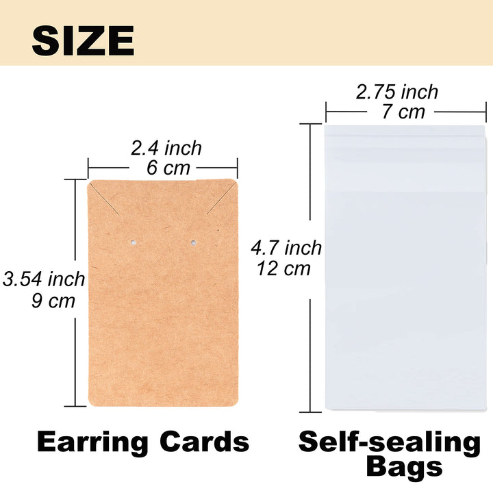 Earring Cards for Selling Including 120 Pcs Earring Hol