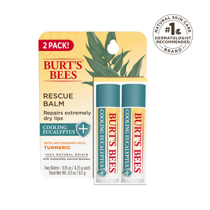 Burt&#39;s Bees Rescue Lip Balm Soothing Eucalyptus, 4.25g